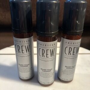 American Crew Beard Foam Cleanser, 2.3oz (3PACK)